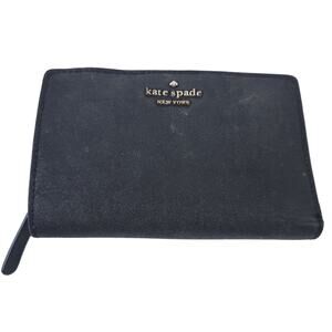 Kate Spade Wallet Black  Sparkly, Foldable Wallet 6x4"